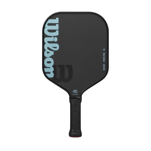 WILSON Tempo Series 16mm Raw Carbon Fiber Pickleball Paddle (Grip Size 2) Deal