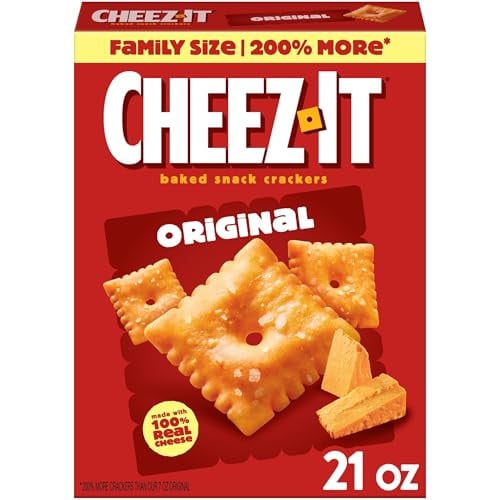 Cheez-It Original Baked Snack Crackers 21oz Box Deal