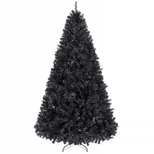 Yaheetech 6ft Black Artificial Christmas Pine Tree Deal