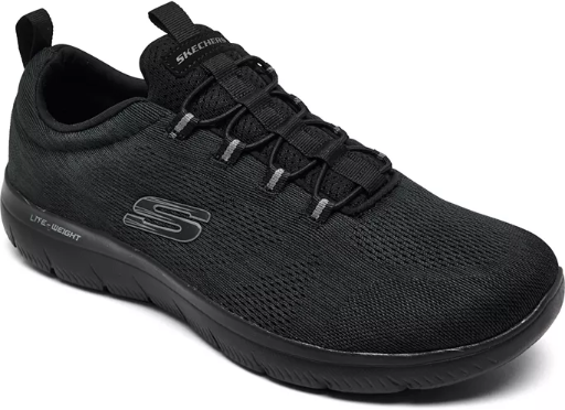 Skechers Men's Summits - Louvin Slip-On Training Sneakers - Black Deal