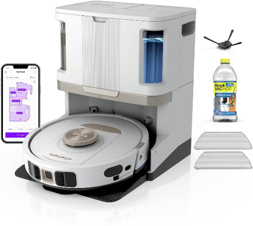 Shark Stratos 2-in-1 Robot Vacuum & Mop RV2710ZE 9" Cleaning Path