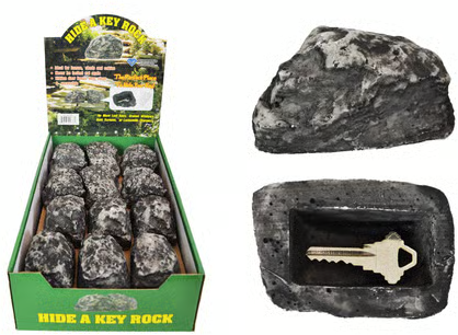 Diamond Visions Gray Plastic Outdoor Key Hider
