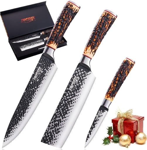 Topfeel 3-Piece Japanese Chef Knife Set Deal