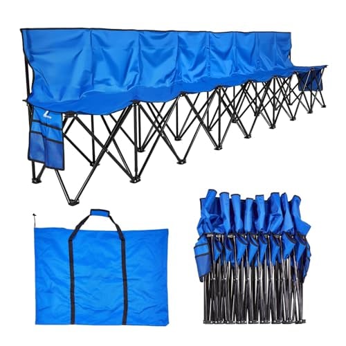 VEVOR 8 Seat Portable Folding Bench Deal