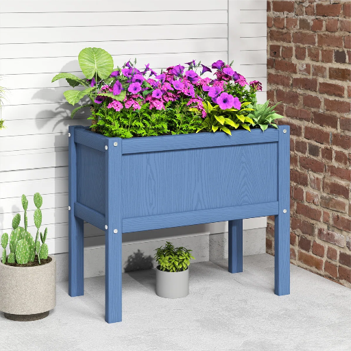 Nakirah Elevated Raised Planter Box in GREY or BLUE Deal
