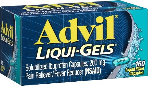 Advil Liqui-Gels 160-Count 200mg Ibuprofen Capsules Deal