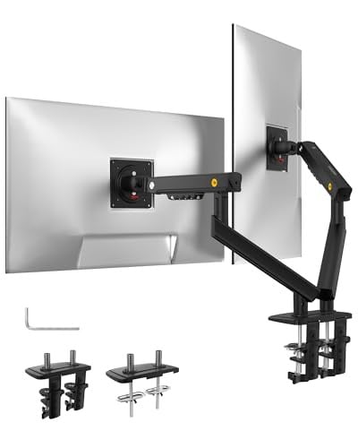 Dual Monitor Mount for up to 32" Monitors, Mechanical Spring Arm Deal
