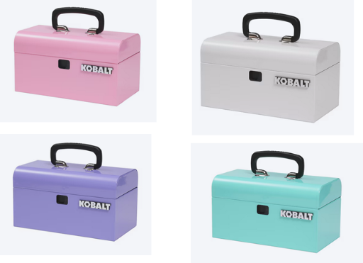 Kobalt Portable Mini Toolbox 10.83-in W x 5.91-in H x 5.91-in D Steel Deal