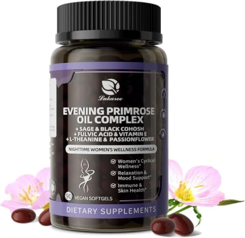 Lukaree Evening Primrose Oil 1000mg 90-Count Deal