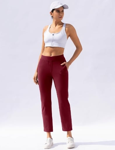 Straight Leg Yoga Golf Pants 26" - Many Colors Deal