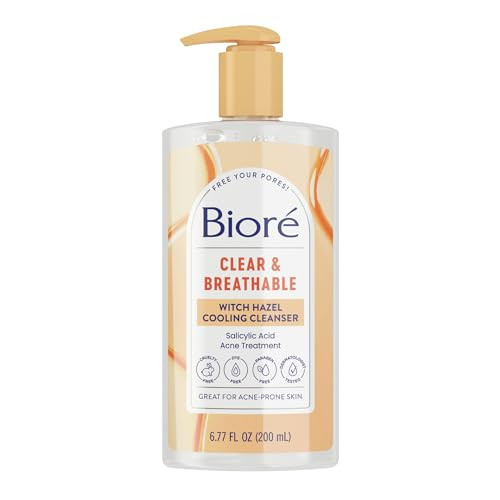 Biore Clear & Breathable Cooling Salicylic Acid Face Cleanser w/ Witch Hazel 6.77-Oz