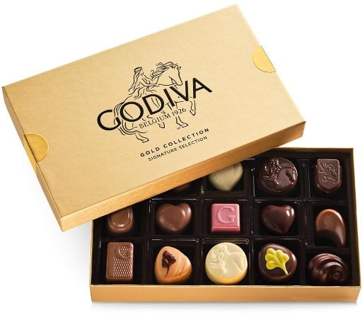 Godiva Gold Assorted Chocolate Gift Box 15 Pc Deal