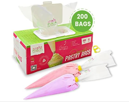 Disposable Piping Bags 200-Pack