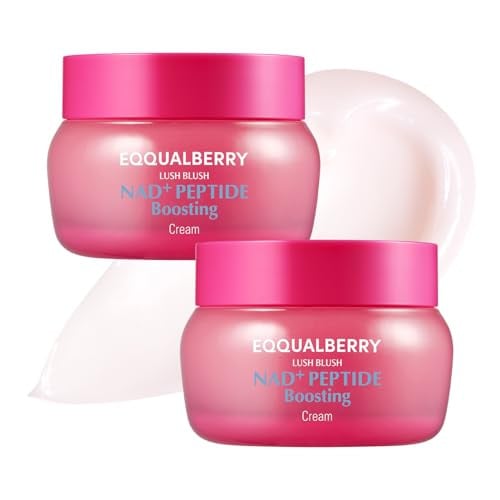 EQQUALBERRY NAD+ Peptide Boosting Cream Double Pack Deal