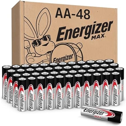 Energizer MAX AA Alkaline Batteries 48-Pack Deal