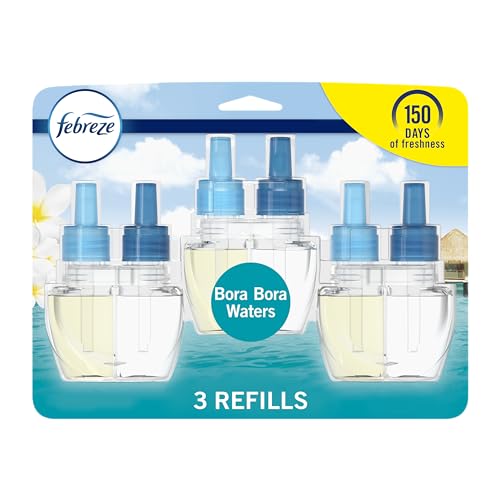 Febreze Odor-Fighting Fade Defy Plug Air Freshener Refill Bora Bora 3-Pack 0.87 Fl Oz Deal