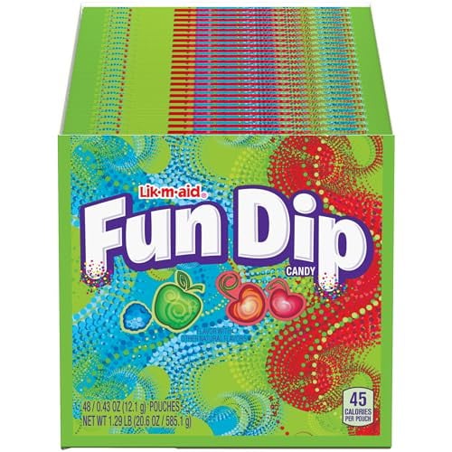 Wonka Fun Dip Assorted Flavor Party Pack (48 Count)