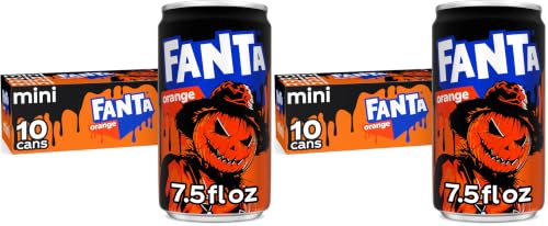 Fanta Orange Soda Fruit Flavored Soft Drink, 7.5 fl oz, 20 Pack Deal