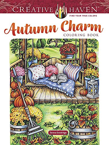 Autumn Charm Adult Coloring Book