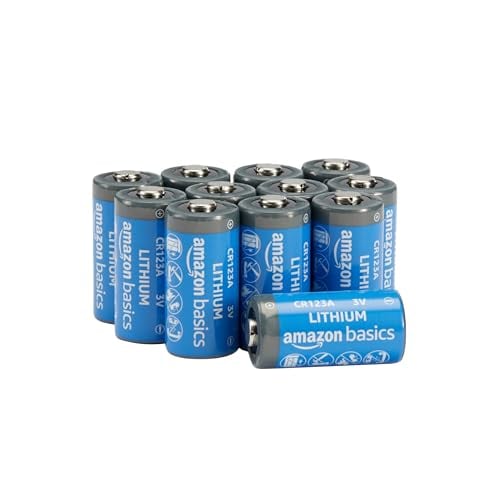 Amazon Basics Non-Rechargeable CR123A Lithium Batteries 12-Count Deal