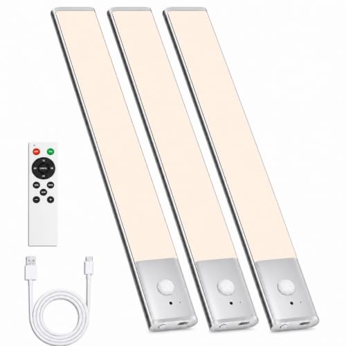 Amazon 3-Pack Rechargeable Motion-Sensor Under-Cabinet Lights