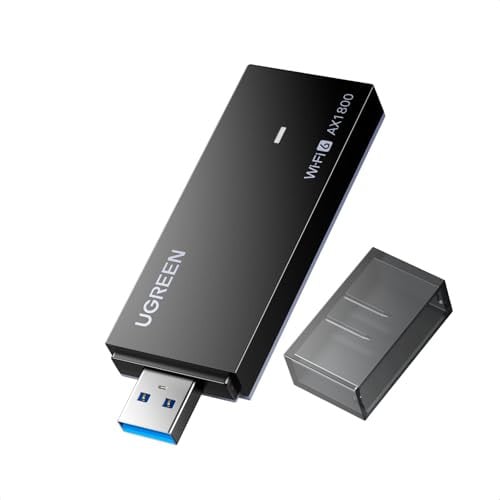 UGREEN AX1800 WiFi 6 USB Dual Band Network Desktop Adapter Dongle (2.4/5GHz)