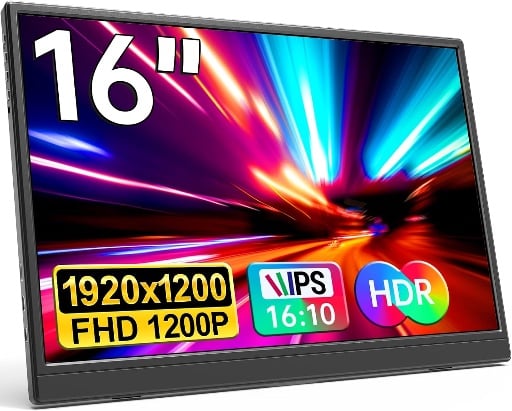 Portable Monitor 16.0inch FHD 1920 * 1200P IPS Deal