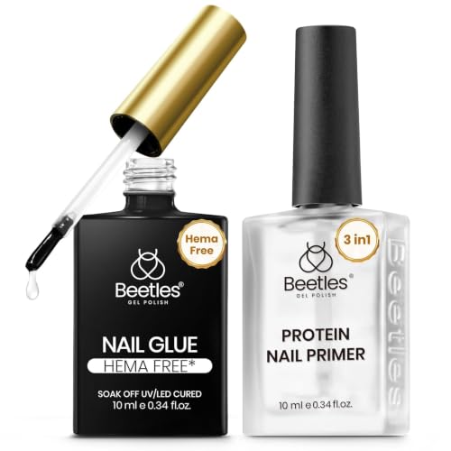 Beetles HEMA-Free UV Gel Nail Glue & Protein Primer 2-Piece Set Deal