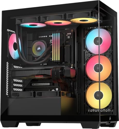 CORSAIR 3500X RS-R ARGB Mid-Tower PC Case w/ 3x RS120-R ARGB Fans (Black)