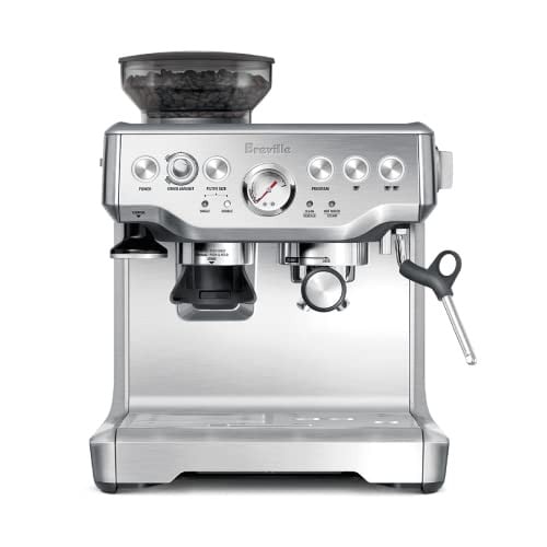 Breville Barista Express Espresso Machine Light Silver BES870XL 15 Bars Pressure