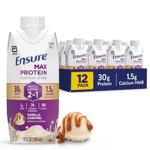Ensure Max Protein Shakes 12-Pack, 11 Oz, Various Flavors