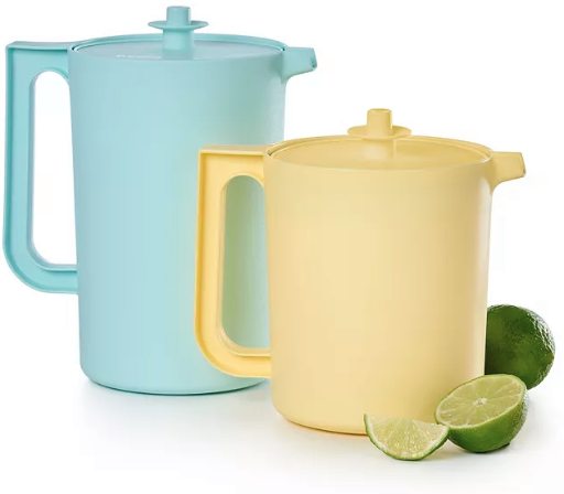 Tupperware Heritage 1.5 Qt and 2 Qt Vintage 2 Pack Pitcher Set