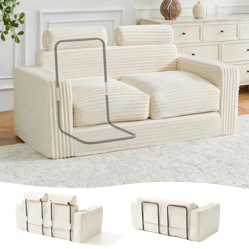Two-Seat Giant Boneless Bean Bag Sofa