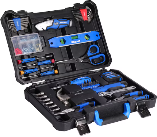 Kobalt 158-Piece Household Tool Set with Folding Case Deal
