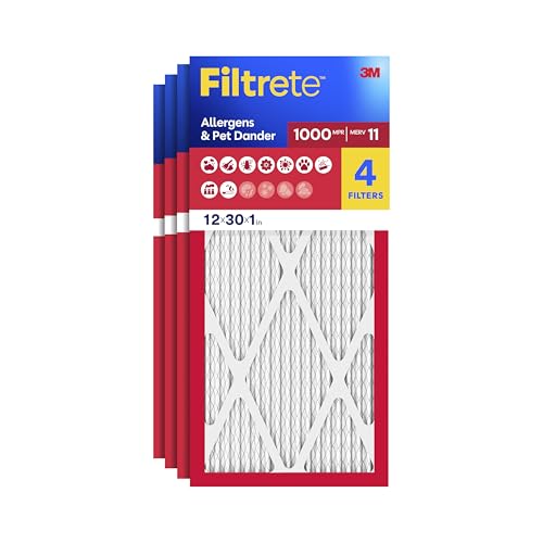 Filtrete 12x30x1 Air Filter 4-Pack, MERV 11 Deal