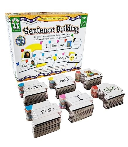 Key Education Sentence Building Game, Phonics Puzzles for Kids Ages 6-8 Deal