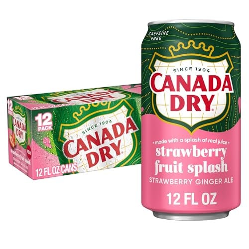 Canada Dry Fruit Splash Strawberry Ginger Ale 12-Pk 12-Oz Deal