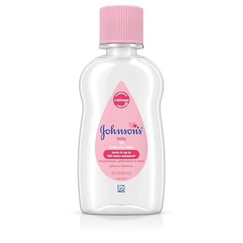 Johnson's Baby Oil Pure Mineral Oil 3-Ounce Deal