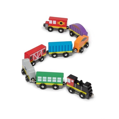 Melissa & Doug 8-Piece Magnetic Train Set