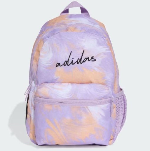 Adidas Little Girls' Beach AOP Backpack (Powder Plum)