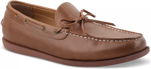 Club Room Men's Sean Boat Shoe Cognac