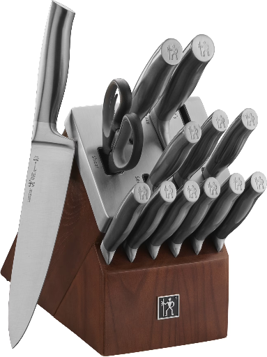 J.A. Henckels International Graphite 14-pc Self-Sharpening Knife Block Set