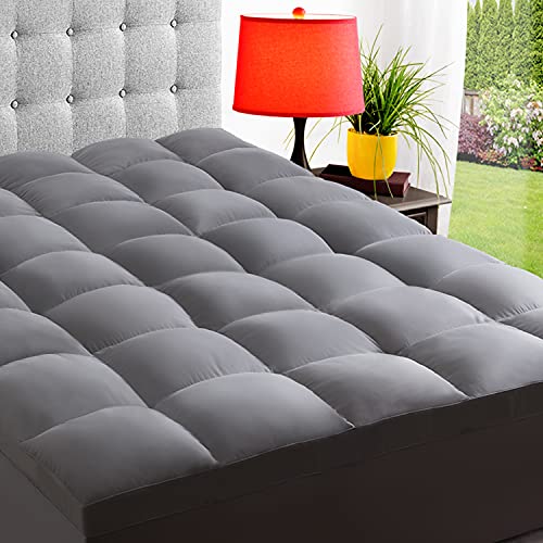 ELEMUSE Queen Grey Mattress Topper Deal