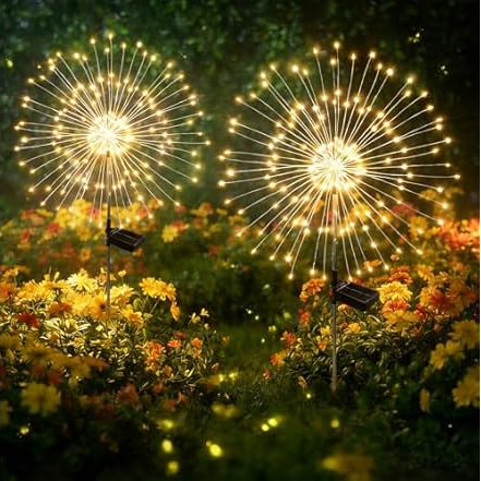 SEEWELUMI Solar Garden Outdoor Lights Deal