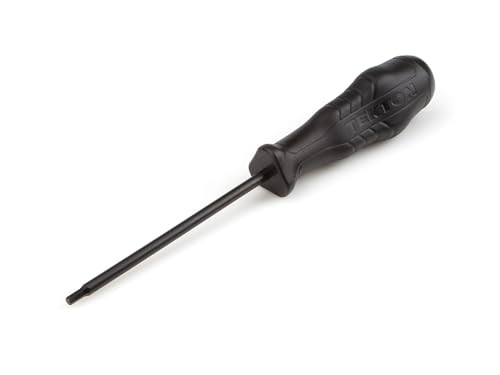 TEKTON Polypropylene Handle Hex High Torque Black Oxide Blade Screwdriver 3/16"