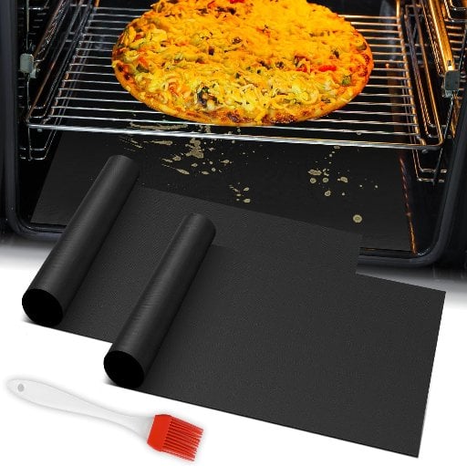 Oven Liners, 2 Pack Reusable Large Thick Heavy Duty Teflon Deal