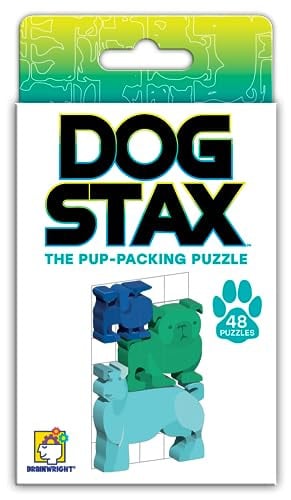 Brainwright Dog STAX The Pup-Packing Puzzle 48 Pieces