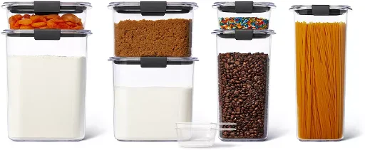 Rubbermaid Brilliance Pantry Food Storage Container 7-Piece Set