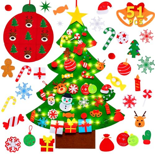 Max Fun DIY Felt Christmas Tree Set