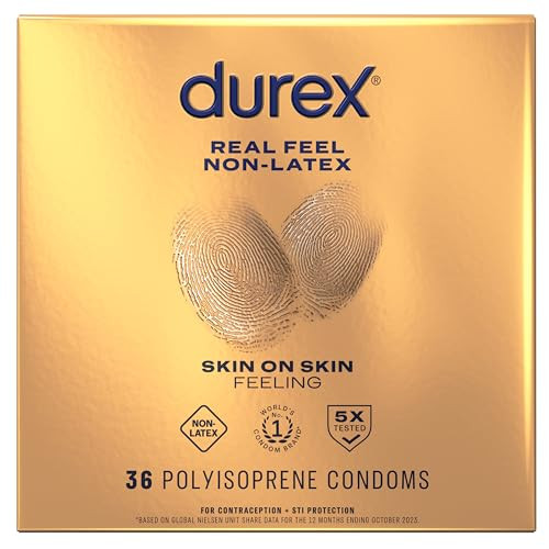 Durex Real Feel Non Latex Condoms 36-Count